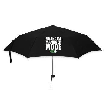 Finanzverwalter Modus an - Regenschirm (klein) - Schwarz - Vorne