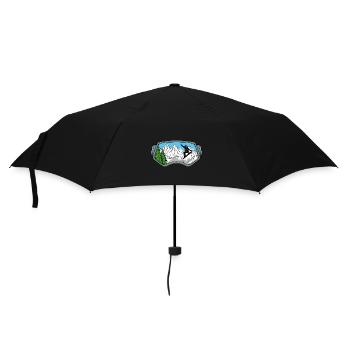 Snowboarder Snowboarding Winter Sports Hobby Gift - Umbrella (small) - black - Front