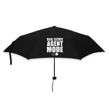 Immobilienmakler Modus an - Regenschirm (klein) - Schwarz - Vorne