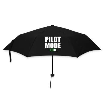 Pilot Modus Ein - Regenschirm (klein) - Schwarz - Vorne