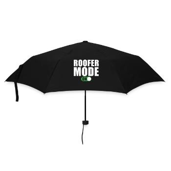 Dachdecker Modus Ein - Regenschirm (klein) - Schwarz - Vorne