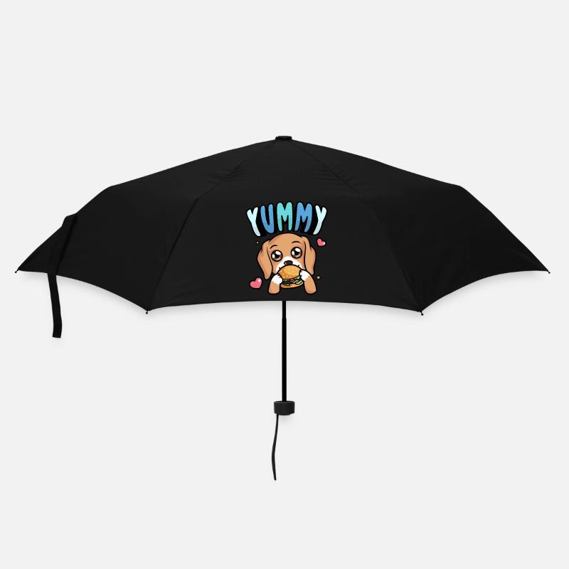 Yummy - Regenschirm (klein) - Schwarz