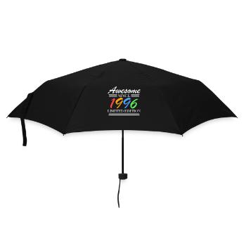1996 - Jahrgang - Regenschirm (klein) - Schwarz - Vorne