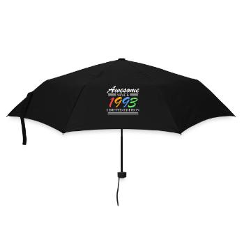 1993 - Jahrgang 1993 - Fantastisch seit 1993 - Regenschirm (klein) - Schwarz - Vorne