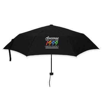 1999 - Jahrgang 1999 - Fantastisch seit 1999 - Regenschirm (klein) - Schwarz - Vorne