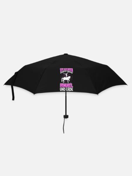 Voltigieren - Regenschirm (klein) - Schwarz