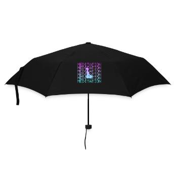 Meditation - Umbrella (small) - black - Front
