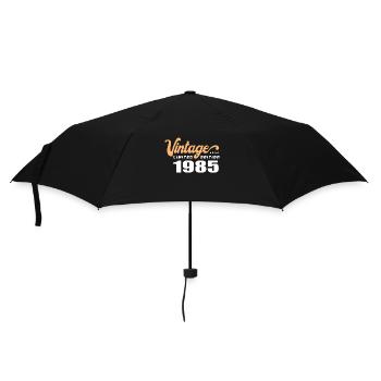 Vintage Geburtstag Geburtstag Retro 1985 Limited - Regenschirm (klein) - Schwarz - Vorne