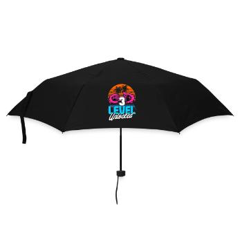 Niveau 3 Déverrouillé 3ème anniversaire Gamer 80s rétro - Parapluie standard - noir - Devant