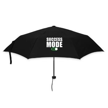 Erfolg Motivation Zitat Erfolgs Modus Ein - Regenschirm (klein) - Schwarz - Vorne