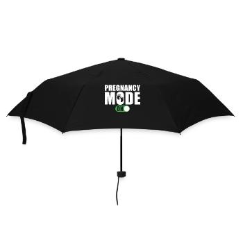 Schwangerschaft Modus Ein - Regenschirm (klein) - Schwarz - Vorne
