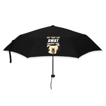 Take The Cat Away From Me Puppy Lover Dog - Umbrella (small) - black - Front