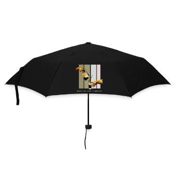 Coffee art: creativity and enjoyment in a mix - Umbrella (small) - black - Front