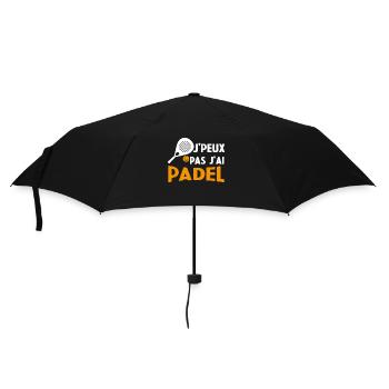 Je Peux Pas J'ai Padel Cadeau Pour Joueur De Padel - Parapluie standard - noir - Devant