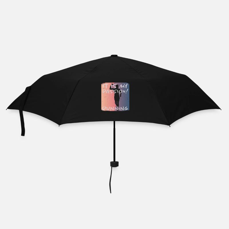 Grunge Marathon, Trail Running - Umbrella (small) - black