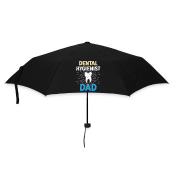 Dental Hygienist Papa Dentist Dental Hygiene Team - Umbrella (small) - black - Front