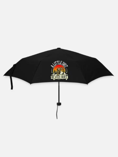 Motocross - Regenschirm (klein) - Schwarz