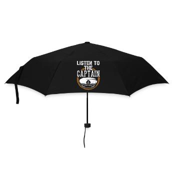 Écoutez le Captain Ship Boat Yacht Boat - Parapluie standard - noir - Devant