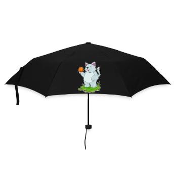 Chat Basketteur Basketteur - Parapluie standard - noir - Devant