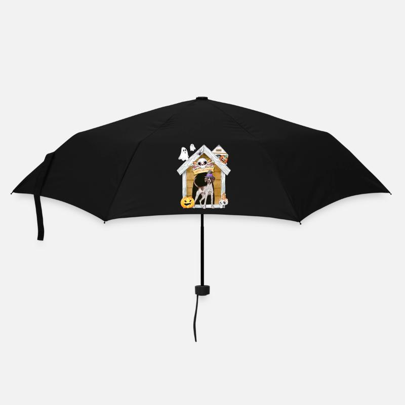 Halloween Pointer Dog Witch - Umbrella (small) - black
