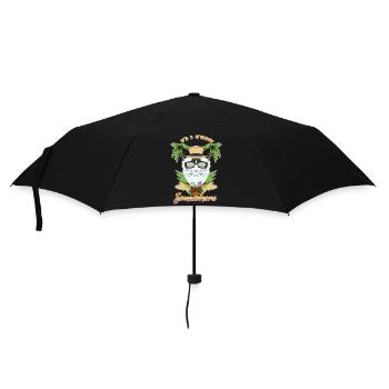 It Is 5 OClock Somewhere Drinking Ragdoll Cat - Umbrella (small) - black - Front