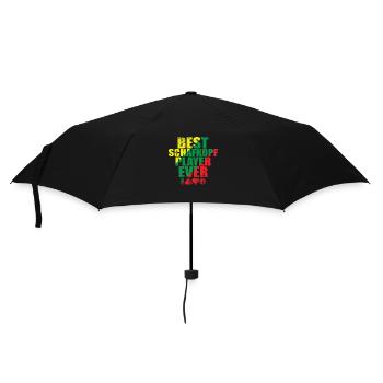 Best Schafkopfplayer ever Kartenspiel - Regenschirm (klein) - Schwarz - Vorne