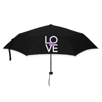 Butterfly - Umbrella (small) - black - Front