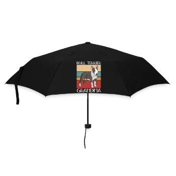 Bull Terrier Grand-mère Propriétaire de chien Chien Cadeau - Parapluie standard - noir - Devant