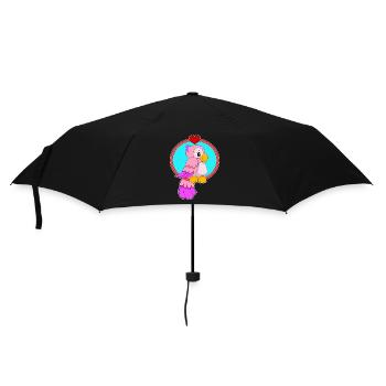 Parrot Heart - Umbrella (small) - black - Front
