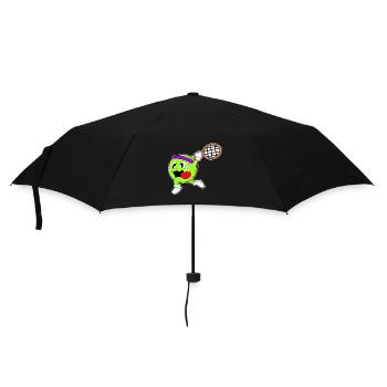 Raquette de tennis balle de tennis - Parapluie standard - noir - Devant