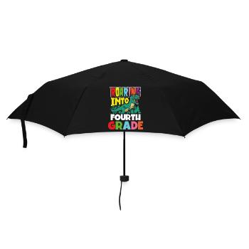 Bereit Zum Absturz Der 4. Klasse - Regenschirm (klein) - Schwarz - Vorne