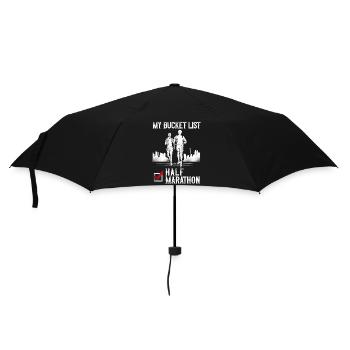 Running Runner Half Marathon - Umbrella (small) - black - Front