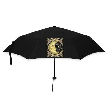 Moon-Child, Crescent, Boho Vintage, Victorian - Umbrella (small) - black - Front