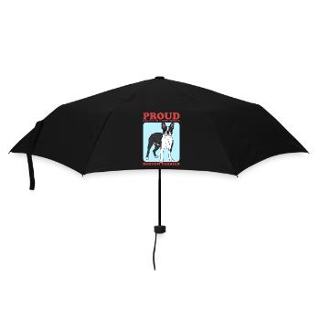 Boston Terrier Papa Chien Propriétaire De Chien Cadeau - Parapluie standard - noir - Devant