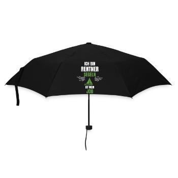 Segler Rentner Ruhestand - Regenschirm (klein) - Schwarz - Vorne
