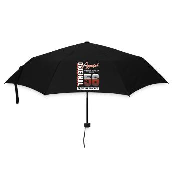 1956 Vintage Anniversaire Vintage Cadeau Rétro - Parapluie standard - noir - Devant