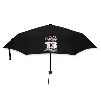 Flowers Official Teenager 13th Birthday - Umbrella (small) - black - Front