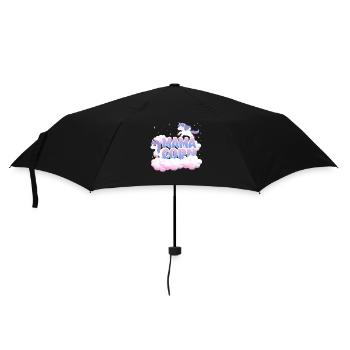 Mama Corn | Unicorn Birthday | Unicorn Theme | - Umbrella (small) - black - Front