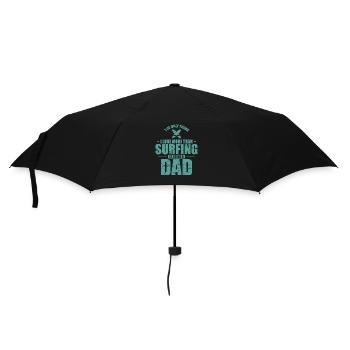 The Thing I Love more than Surfing is Being a Dad - Umbrella (small) - black - Front
