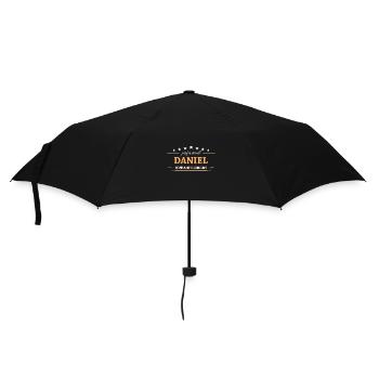 Professionell Daniel Name Vorname - Regenschirm (klein) - Schwarz - Vorne