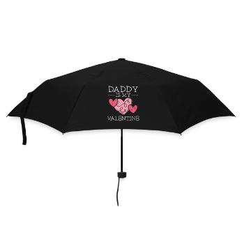 Papa est ma Saint-Valentin - Parapluie standard - noir - Devant