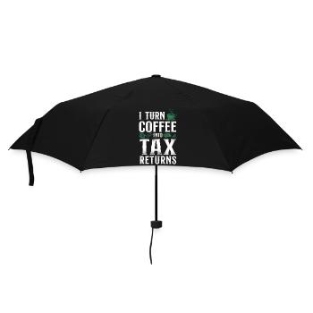 Accountant Bookkeeper Accounting - Umbrella (small) - black - Front