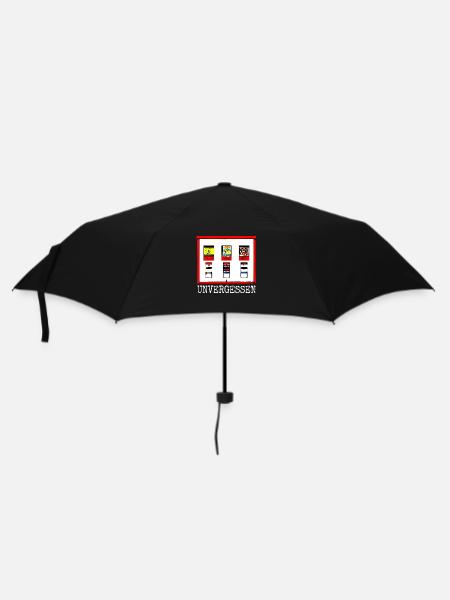 Kaugummiautomat Unvergessen 90er Party 80er Jahre - Regenschirm (klein) - Schwarz