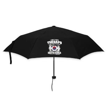 Corée du Sud - Parapluie standard - noir - Devant