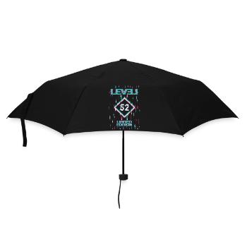 Birthday Level 52 Gaming Limited Edition Gamer - Umbrella (small) - black - Front