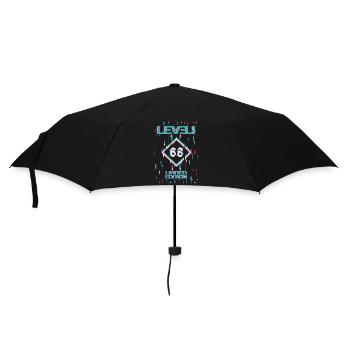 Birthday Level 68 Gaming Limited Edition Gamer - Umbrella (small) - black - Front