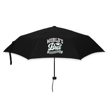 World's Best Graduate Graduation Party Graduates - Umbrella (small) - black - Front