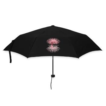 Flèche de fleur de cerisier japonais - Parapluie standard - noir - Devant