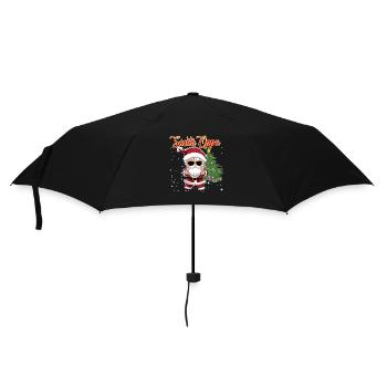 Cute Santa Oppa for Christmas K Pop - Umbrella (small) - black - Front