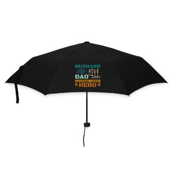 Mari papa acupuncteur héros - Parapluie standard - noir - Devant